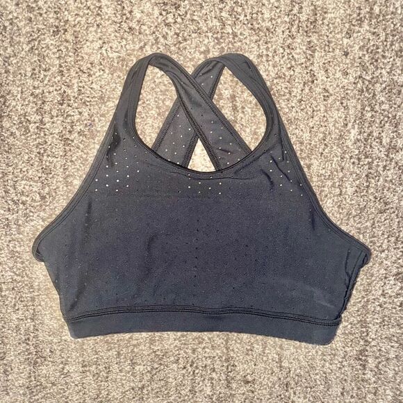 Buffbunny Allure Laser Cut Dotted Sports Bra in Black Size Medium - Picture 6 of 10